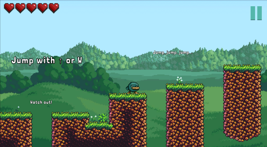 ManyFall Screenshot - Jumping platforms